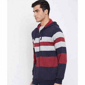 Sweat à capuche en molleton de coton personnalisé pour hommes, fabriqué au Pakistan, meilleur produit, sweat à capuche pour hommes avec fermeture éclair intégrale - Product Image 4