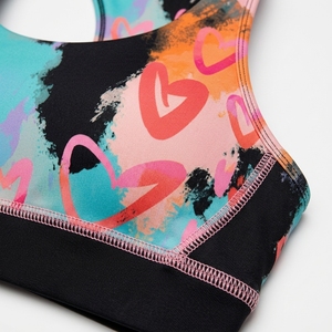 Custom Own Design Printed Sports Bra Fitness Yoga Gym Shockproof <b>Padded</b> <b>Running</b> Athletic Tank Top Trendy Stylish Sports Bra - Product Image 4