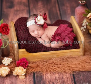 Accesorio de Fotografía para Recién Nacidos, Tazón de Madera Ecológico para Sesión de Fotos de Bebés, Accesorios para Fotos en el Dormitorio - Product Image 6