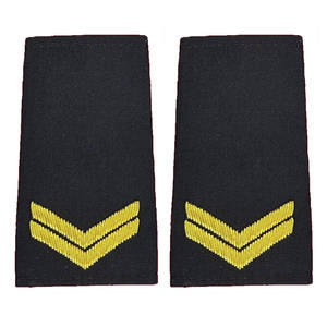 Insignias de hombro bordadas de alta calidad al por mayor, duraderas, con forma estructurada y diseño visual atractivo para uniformes de moda. - Product Image 5