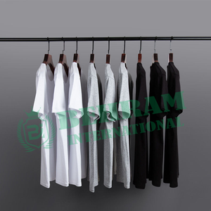 T-shirt personnalisé pour homme 100 % coton à manches courtes, coupe ample, écologique, respirant, anti-plis, séchage rapide, décontracté - Product Image 6