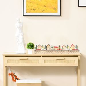 Calendario de Adviento Navideño con 24 Luces LED, Tablero con Efecto Madera y 24 Cajones de Cuenta Regresiva, Funciona con Pilas - Product Image 2