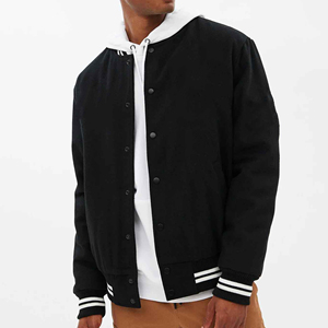 OEM Wholesale <b>Mens</b> Varsity <b>Jacket</b> Custom Color Block Zip & Button Closure <b>Running</b> Varsity <b>Jackets</b> for <b>Men</b> with Panel Design - Product Image 4
