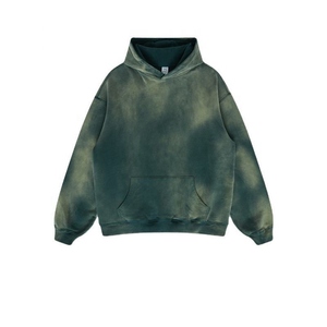 เสื้อฮู้ดดี้แบบย้อมสีเอซิดสั่งทำขายส่งสำหรับผู้ชาย – เสื้อสเวตเชิ้ตโอเวอร์ไซส์ แฟชั่น รับทำโลโก้ตามสั่ง OEM และรับผลิตแบรนด์ส่วนตัว - Product Image 1