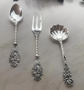 Cubiertos de acero inoxidable de diseño clásico de acero espejado de la mejor calidad, juego de cucharas, acero espejado duradero y Apto para lavavajillas - Product Image 5