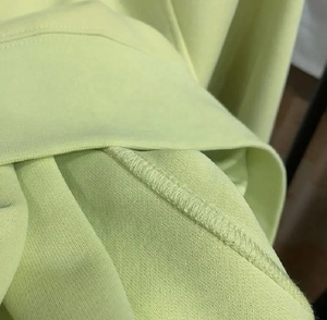 Sudadera Casual de Cuello Redondo de Color Sólido para Mujer, Invierno, 100% Algodón, Transpirable, Estampada, Venta al por Mayor - Product Image 5