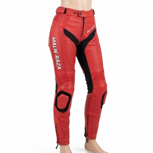 Pantalon de motard pour la communauté des motards |   Mesures personnalisées |   Équipement de course en cuir |   Noms Logos Numéros - Product Image 1