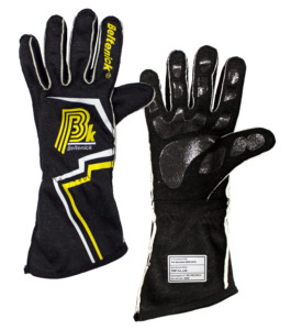 Beltenick FIA Approved Black Nomex Flame-Retardant Full Finger Unisex Racing <b>Gloves</b> for <b>Driver</b> Protection - Product Image 2