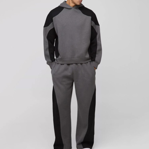 Custom Sportswear <b>Polo</b> Tracksuit Hoodie White String Long Sleeves Men Tracksuit / Jogging Suit/ Sweatsuit - Product Image 2