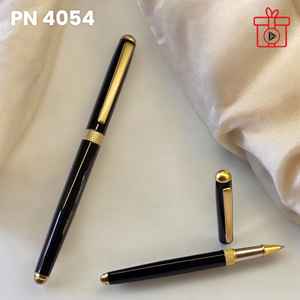 Bolígrafo Mountaineer Negro y Oro Rosa con Logotipo Personalizado, Bonito Bolígrafo Personalizado al por Mayor para Regalo de Cumpleaños, Negocios, Escritura, Material Escolar - Product Image 2