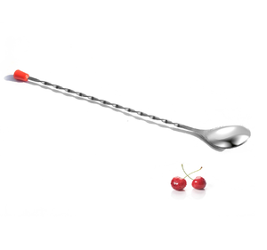 Cuillère de bar en acier inoxydable avec long manche torsadé, outil de barman, cuillère de bar en acier inoxydable pour les fêtes - Product Image 3