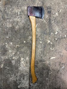 Felling <b>Axe</b> Forged Steel Head Wood <b>Handle</b> Tree Felling Tool - Product Image 4