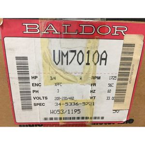 MOTOR ELÉCTRICO DE CA BALDOR VM7010A RELIANCE - Equipos y Piezas de Semiconductores de Confianza con Legado Global - Product Image 6