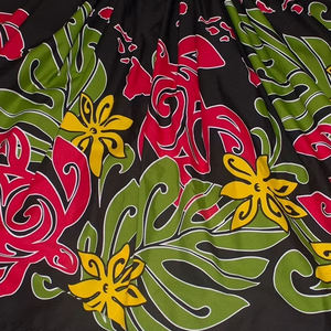 Falda Maxi Tropical Hawaiana para Mujer, Falda Ligera y Fluida con Estampado Floral para Vacaciones en la Playa o en las Islas - Product Image 3