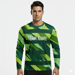 Camiseta Casual de Manga Larga de Algodón Grueso con Estampado Gráfico Personalizado, Camisetas de Manga Larga para Hombre - Product Image 3