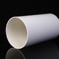 Plomberie en plastique rigide certifiée ISO, résistance aux chocs, épaisseur de paroi 2,0 mm 3,2 mm, pour bâtiment, tuyau de drainage en PVC-U