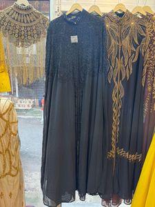 Modest High Fashion Evening Abaya Kaftan Hand Beads <b>Sequins</b> Embroidery <b>Plus</b> <b>Size</b> Floor Length Georgette Polyester Slim Adults - Product Image 2