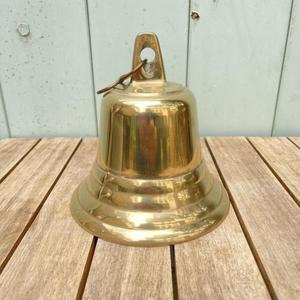 Custom Size <b>Brass</b> Door <b>Bell</b> Customizable Gold Color Nautical Ship <b>Bell</b> Hand Casted Technique Decorative <b>Bells</b> Christmas Decor - Product Image 6