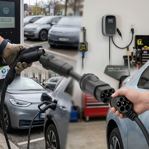 Convertisseur de charge pour véhicules électriques de type 1 à type 2, sortie AC stable 32A, compatible avec la plupart des véhicules électriques standard américains et européens - Product Image 6