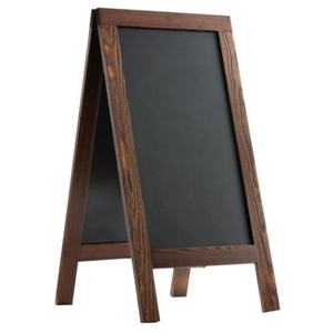 Pizarra de madera con marco en A, económica, para exhibición, aniversarios, Henry Foodservice - Product Image 1