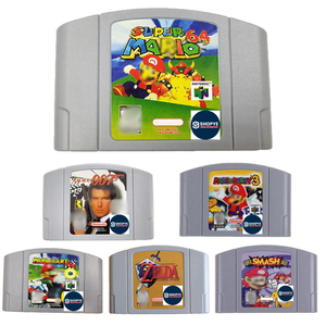 Cartucho de Juego N64 de 16 Bits, Versión NTSC de EE. UU., para Consola de 64 Juegos, Certificado por la FCC, Material ABS - Product Image 1