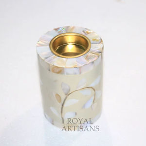 ROYAL ARTISANS - Juego de quemadores de incienso Bakhoor hechos a mano con incrustaciones de nácar, soporte de incienso Oud Mubkhara de madera - Product Image 2