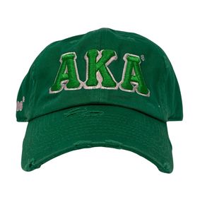 AKA Green Hat Green Embroidered Letter Baseball <b>Cap</b> Adjustable Cotton Headwear Casual Fashion <b>Vintage</b> Style <b>Cap</b> for Men Women Ou - Product Image 1