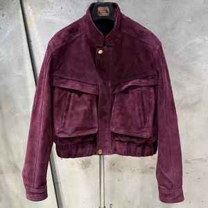 Veste en cuir suédé de haute couture pour homme, veste en cuir de vache véritable 2025 - Product Image 2