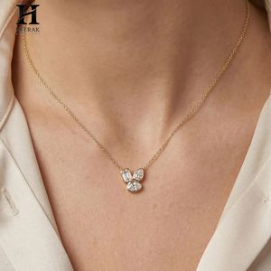 Pendentif en diamant certifié IGI/GIA, multi-formes, collier en or 18 carats – Fabricant de bijoux sur mesure - Product Image 2