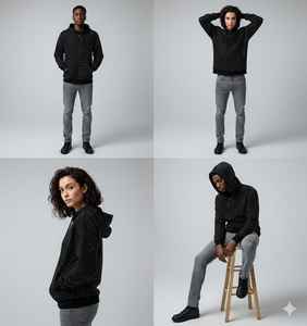 Sudadera con capucha y cremallera Elite Nightfall Crystallized – Forro polar pesado Obsidian de primera calidad, con patrón de tachuelas radiantes en toda la prenda - Product Image 1