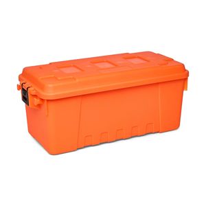 Scatola Portaoggetti per Casa 35L, Contenitore Chiudibile Arancione Fluorescente, Capacità 10kg per Organizzazione Ufficio - Product Image 1