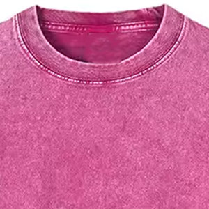 T-shirt Homme OEM Délavé à l'Acide, Léger, Style Streetwear, Coupe Oversize, en Coton, Meilleure Vente, Prix Abordable, Forte Demande - Product Image 5