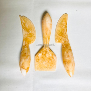 Elegante Juego de Herramientas de queso pulido europeo ecológico multicolor para uso en restaurante, mesa de desayuno, cuchillos de queso de resina - Product Image 3