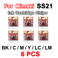 Chip de reinicio automático de cartucho de tinta Mimaki SS21 para Chip permanente Mimaki JV33 CJV30 JV3 JV5