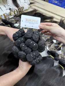 Cheveux 100% humains, soyeux, texture baby hair, ultra-lisses, longue durée, mèches brutes, cuticules alignées, cheveux vietnamiens, meilleure vente, texture - Product Image 2