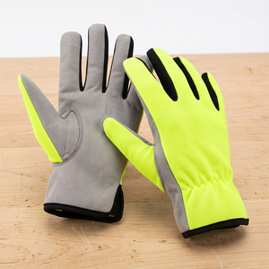 Guantes de Mecánico Amara de Cuero Sintético de Primera Calidad, Guantes de Seguridad Industrial, Protección Personal, Durabilidad, Guantes de Jardinería - Product Image 4
