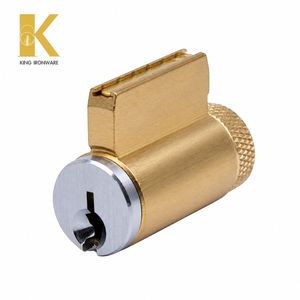 กุญแจทองเหลือง SC Keyway พร้อมลูกบิดทองเหลืองแบบกำหนดเอง ขนาด 32 มม. ชุบโครเมียมแบบซาติน ปรับความยาวลูกบิดได้ - Product Image 3