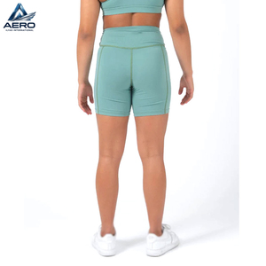 Shorts de cyclisme pour femmes OEM, sans coutures, séchage rapide, haute élasticité, pour le cyclisme et la course à pied, shorts de compression pour femmes - Product Image 2