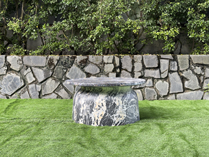 Table basse en béton en forme de cloche, contemporaine, durable, écologique, décorative, garantie 24 mois, salon moderne, maison - Product Image 2