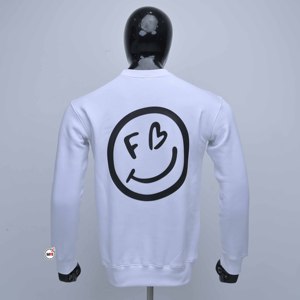 เสื้อสเวตเชิ้ตคอกลมสีขาวสำหรับผู้ชาย ราคาส่งถูก ทรงปกติ สีพื้น ผ้าถัก สวมใส่สบายๆ สำหรับฤดูใบไม้ร่วง ผลิตโดย MRI - Product Image 2
