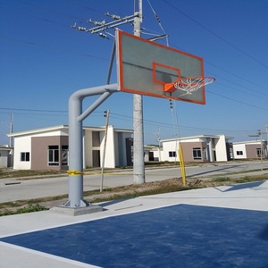 Ensemble complet d'équipement de basketball pour extérieur et intérieur, comprenant un grand système de récupération de ballons et un kit de quatre piquets d'ancrage au sol. - Product Image 3