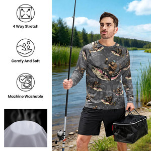 Camisetas de Pesca al Por Mayor a Precio Económico, Camisetas de Pesca de Alta Calidad, Camisetas de Pesca Más Vendidas - Product Image 6