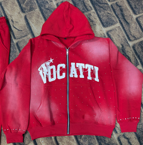 Conjunto Deportivo de Sudadera con Capucha y Pantalones de Chándal de Felpa 100% Algodón de 500 GSM, Transpirable, de Peso Medio, Tallas Grandes, para Invierno, Unisex - Product Image 4