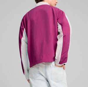 เสื้อแจ็คเก็ตกันลมแบบสวมหัวสีตัดกันแจ็คเก็ตกันลมระบายอากาศน้ำหนักเบาเสื้อกันลม - Product Image 6