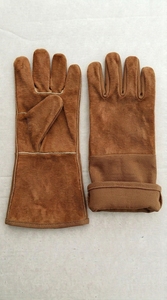 Guantes de Seguridad de Cuero con Puño Largo para Soldadura, Chimenea, Barbacoa y Horno - Product Image 5