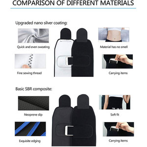 Soporte de Muñeca Ajustable de Neopreno, Cinturón Reductor de Cintura de Marca Privada para Fitness, Faja Moldeadora de Neopreno para Adelgazar la Cintura - Product Image 4