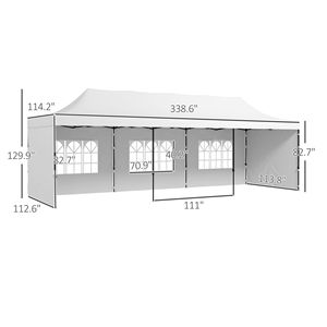 Tenda Pop-up per Feste Senza Supporto e Senza Difetti, Nessun Rimborso o Reso - Product Image 2