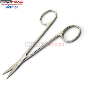 Iris Gum Scissors Straight Manual 4.52 Inch High Quality Stainless Steel CE Certified Dental Orthodontic Surgical Instruments - Product Image 3