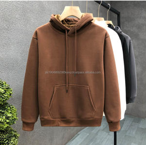 Sweat-shirts de jogging lourds, impression personnalisée, sweat-shirt uni pour homme, broderie, sweat-shirts oversize - Product Image 2