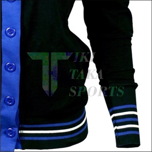 Cardigan en tricot à col en V pour homme Tiki Taka Sports, à un seul bouton, manches longues, nouvelle arrivée, décoration en dentelle, saison hivernale, patchwork - Product Image 5